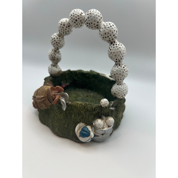 Vintage Golf-Themed Trinket Dish Small Basket Decor - Picture 6 of 6